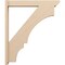 Ekena Millwork 5 1/2-in W x 34-in D x 40-in H Balboa Slat Rough Cedar Woodgrain TimberThane Outlooker, Primed Tan OUTUR055X34X40BOA24RCPR - alternate 6